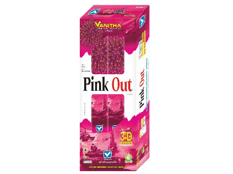 Pink Out 2-Pcs 3.5" Aerial Sky Shot Shell