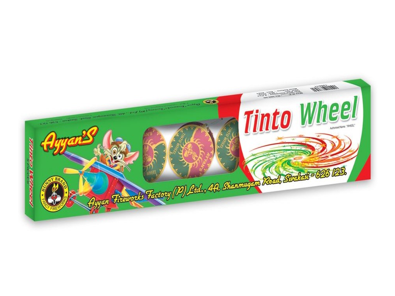 Tinto Wheel Red & Green - 5 Pcs